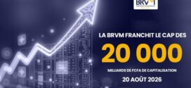La BRVM franchit le cap des 20 000 milliards de FCFA